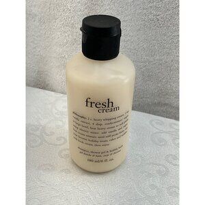 Philosophy Fresh Cream‎ Shampoo/Shower Gel & Bubble Bath 6 Oz Hydrating Cleanser